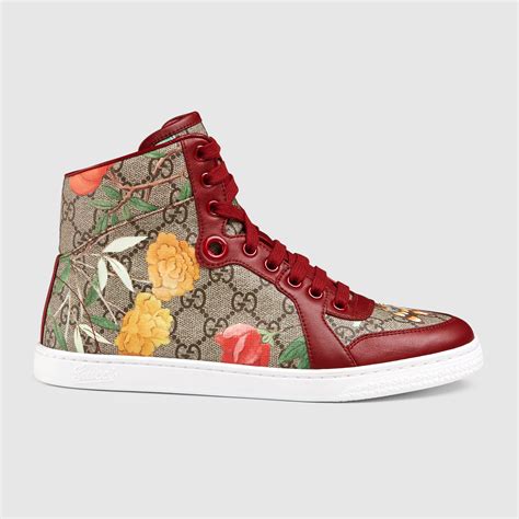 gucci basket high top trainers|Gucci women's sneakers.